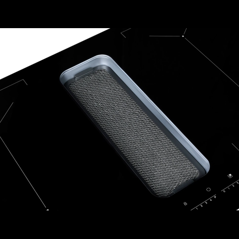 Индукционная варочная панель со встроенной вытяжкой VHH8462B