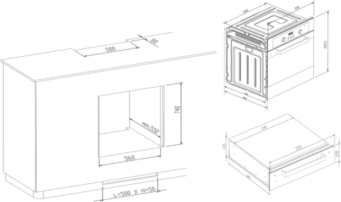 Встраиваемый подогреватель для посуды VARD VAM14G